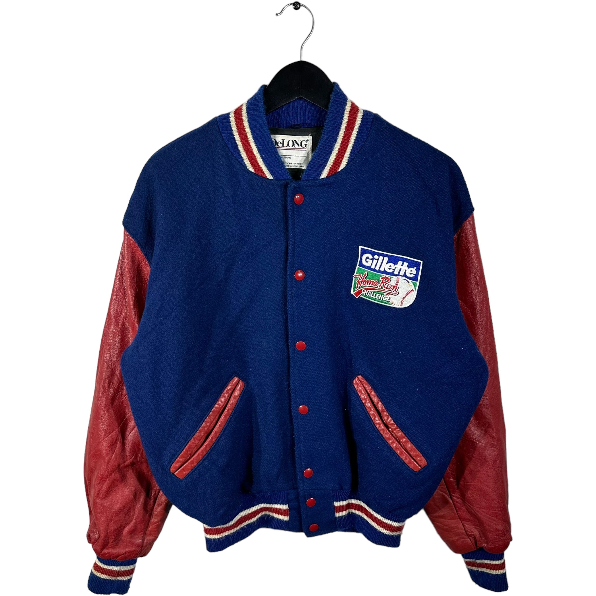 Vintage World Series Gillette Home Run Challenge Varsity Jacket 1993