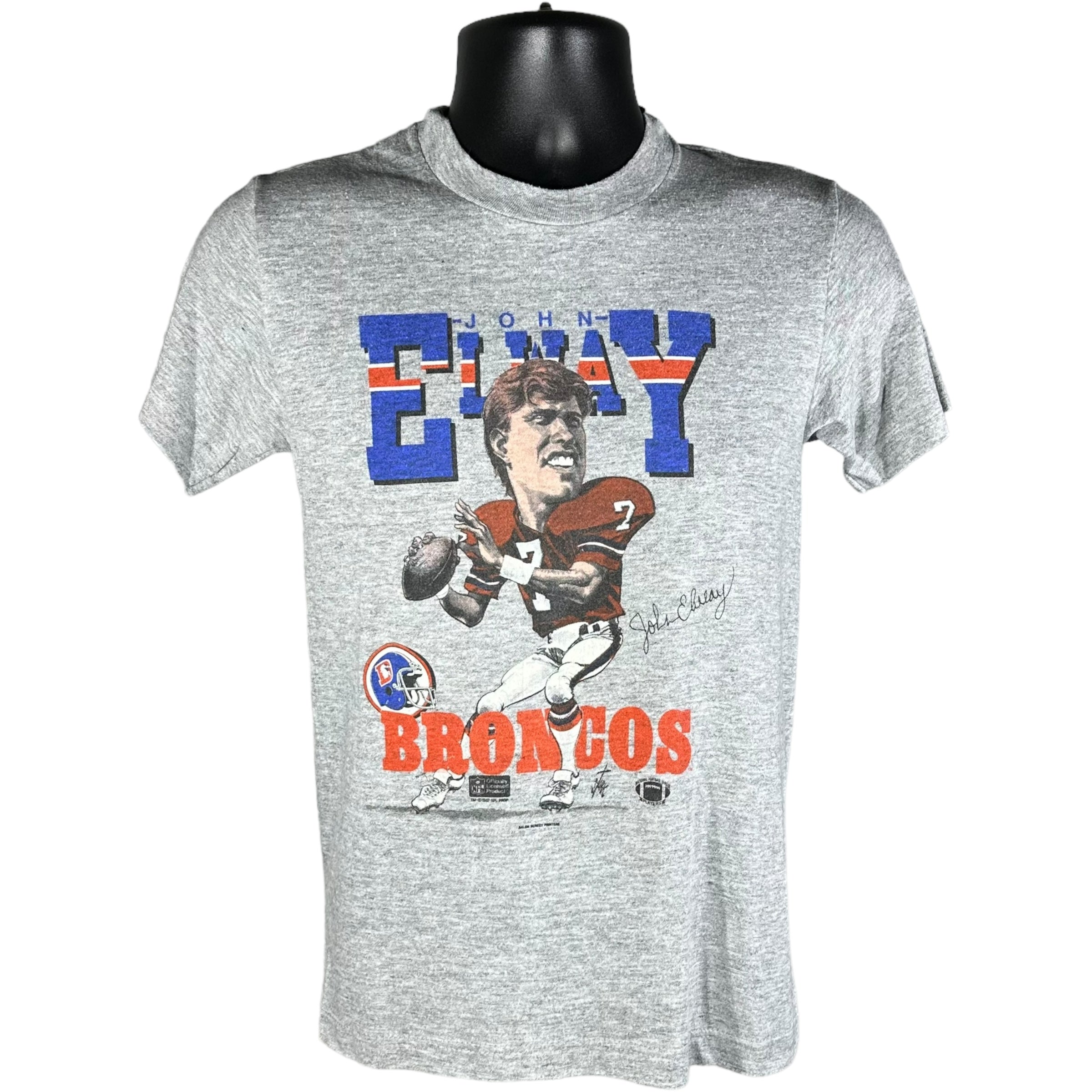 Vintage Denver Broncos John Elway Tee 80s