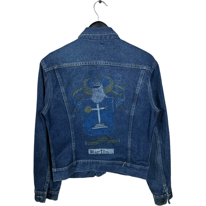 Vintage Lee Hand Painted Denim Jacket