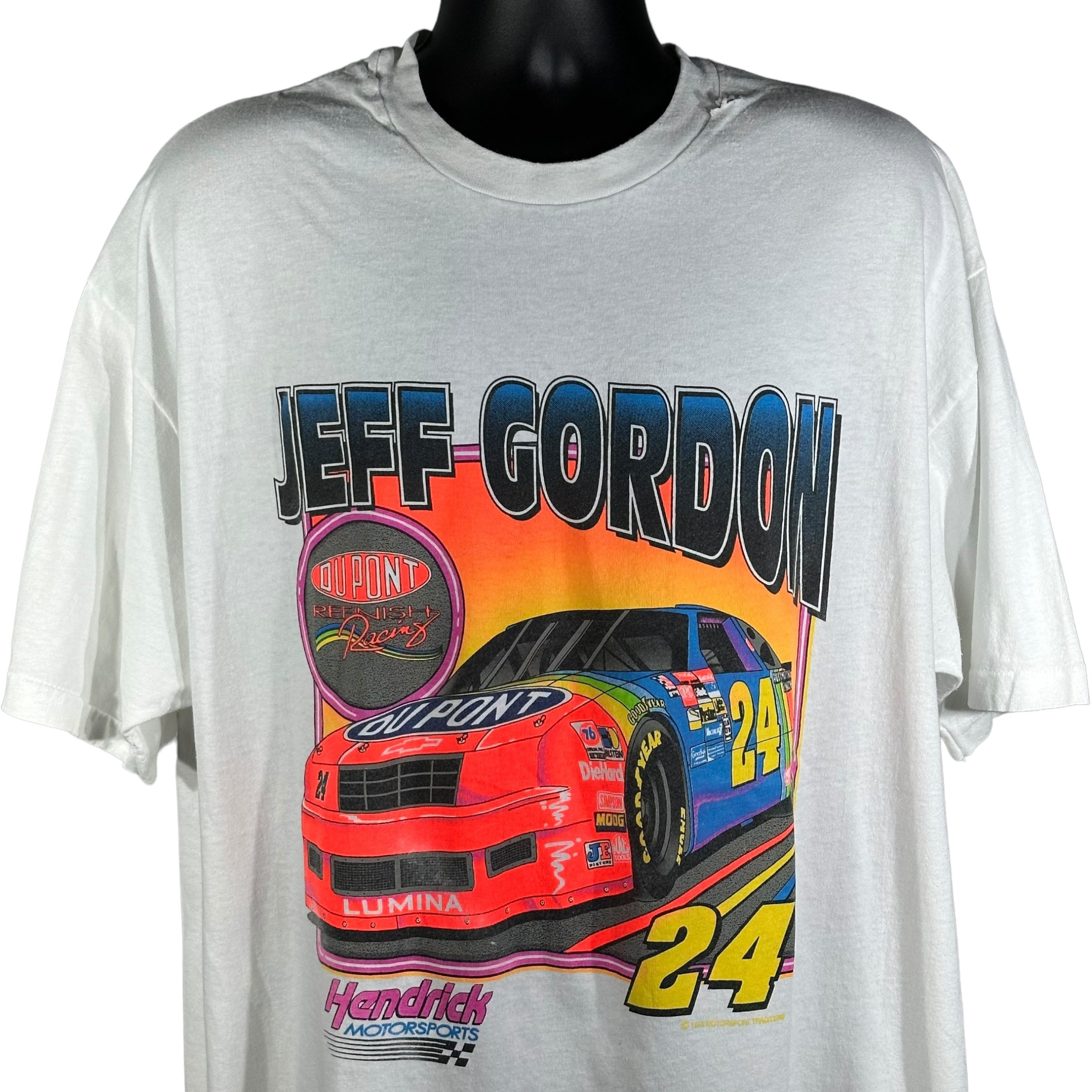 Vintage Jeff Gordan Du Point Refinish Racing Tee