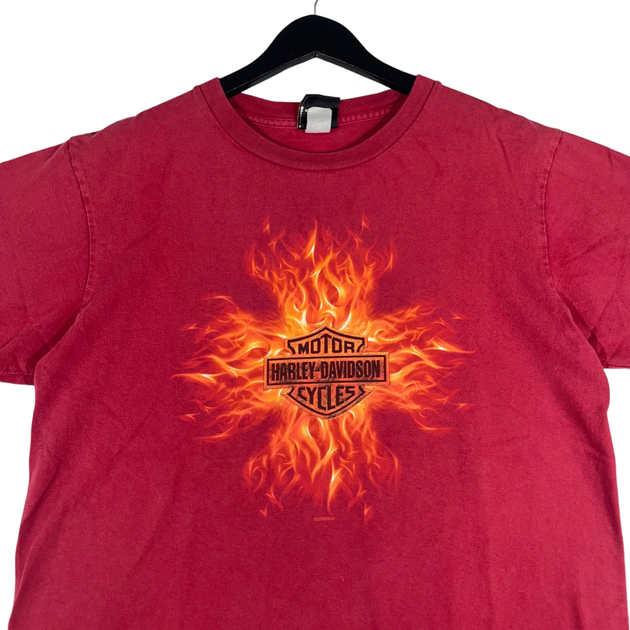 Vintage Harley Davidson Flame Emblem Tee