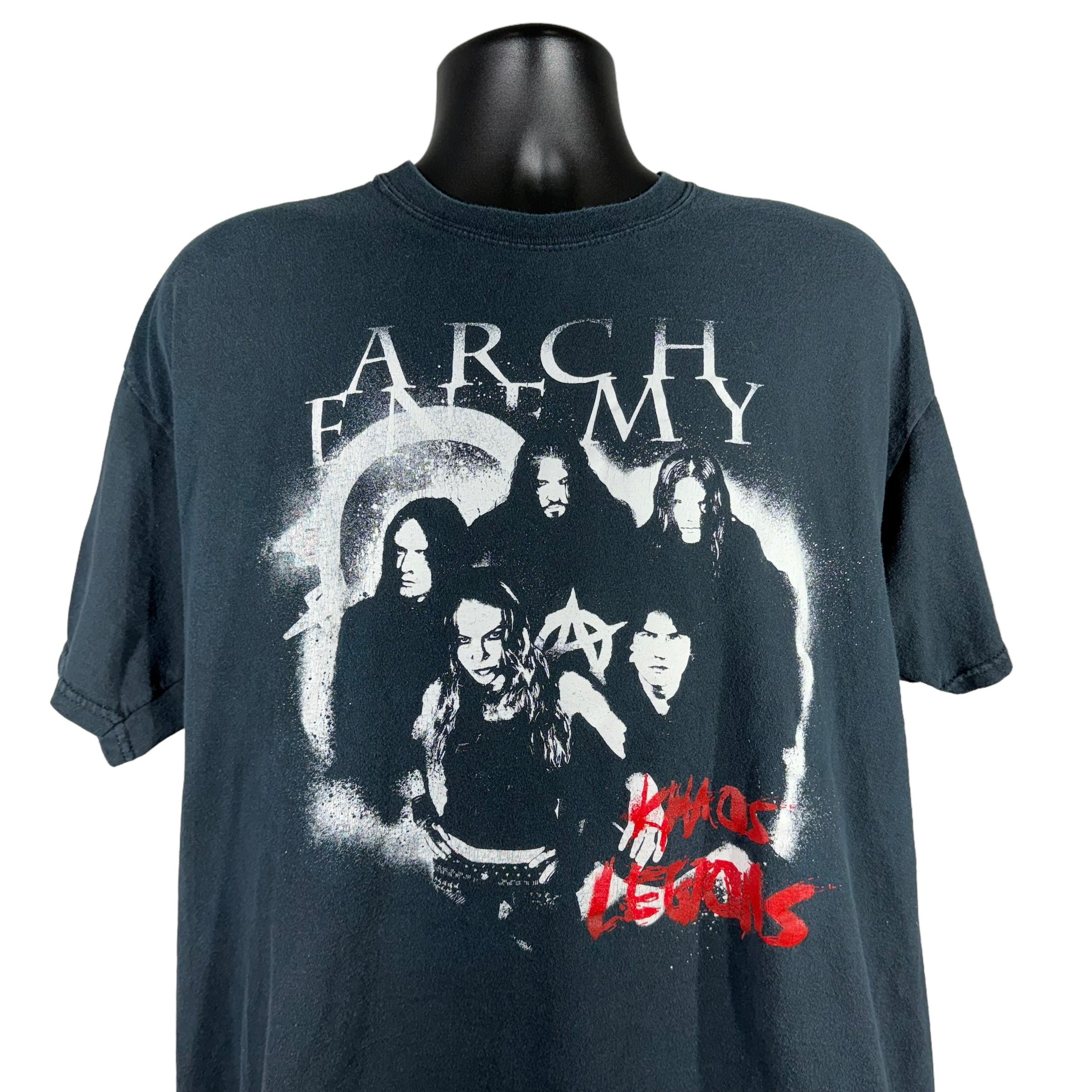 Vintage Arch Enemy "Kaos Legions" Band Tee 2000s