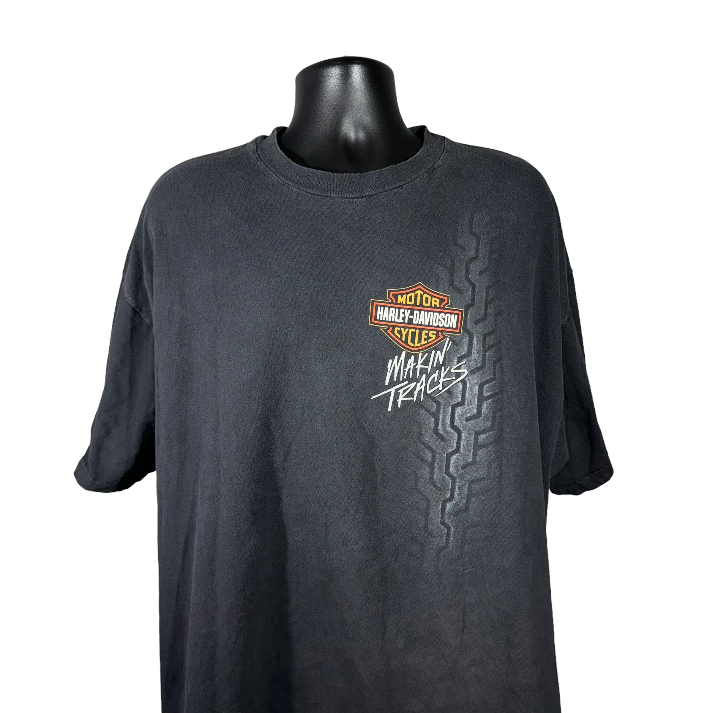 Vintage Harley Davidson "Makin' Tracks" Tee 90s