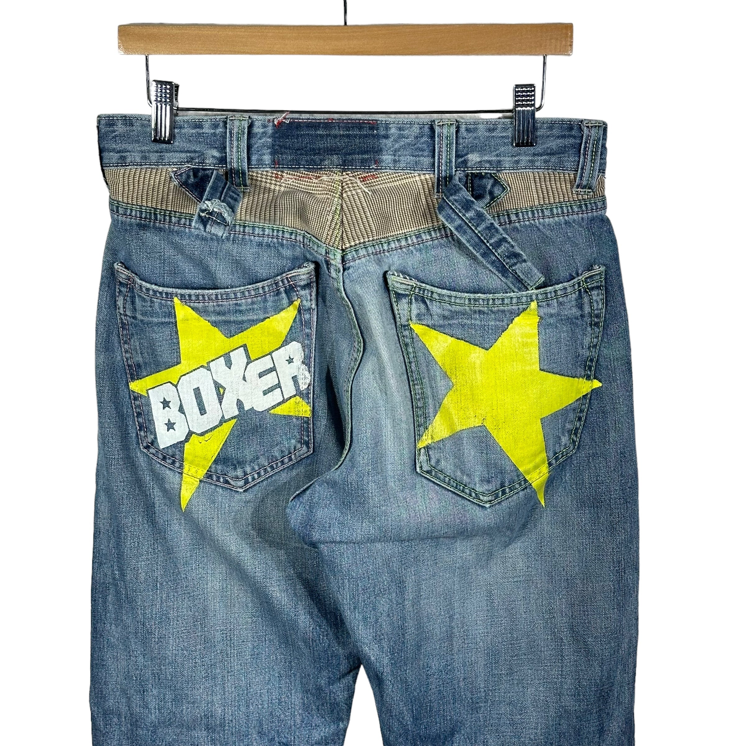 Vintage Boxer Straight Leg Denim Jeans