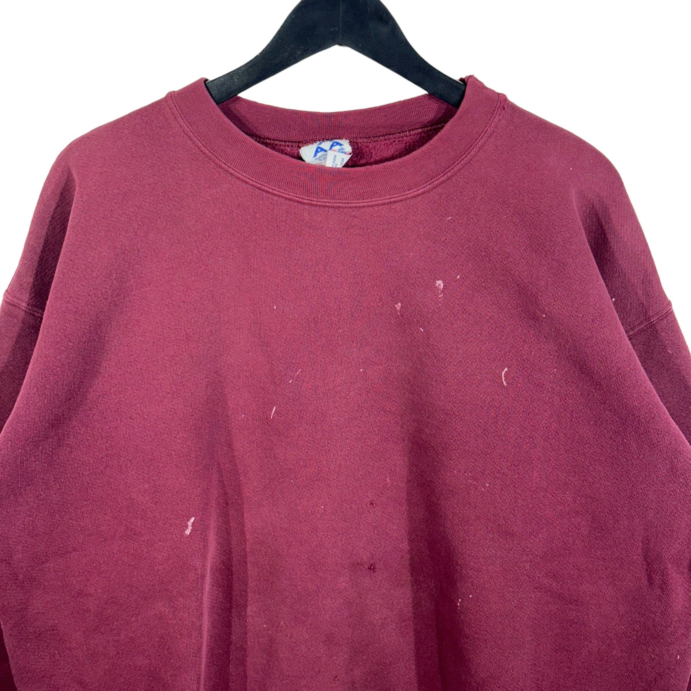 Vintage Blank Paint Stained Distressed Crewneck