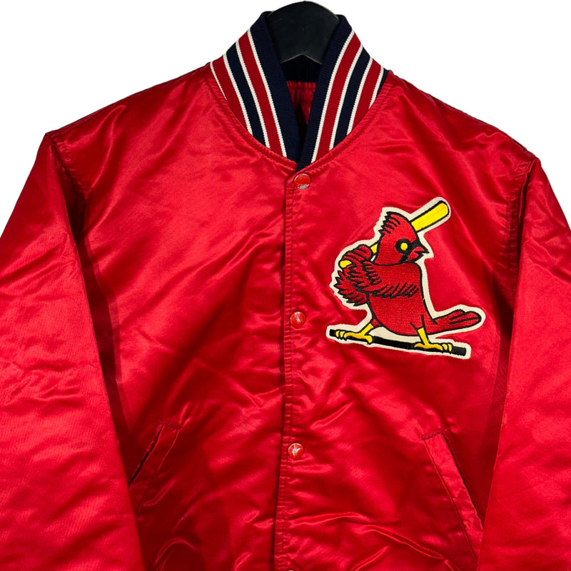 Vintage St. Louis Cardinals Starter Satin Bomber Jacket