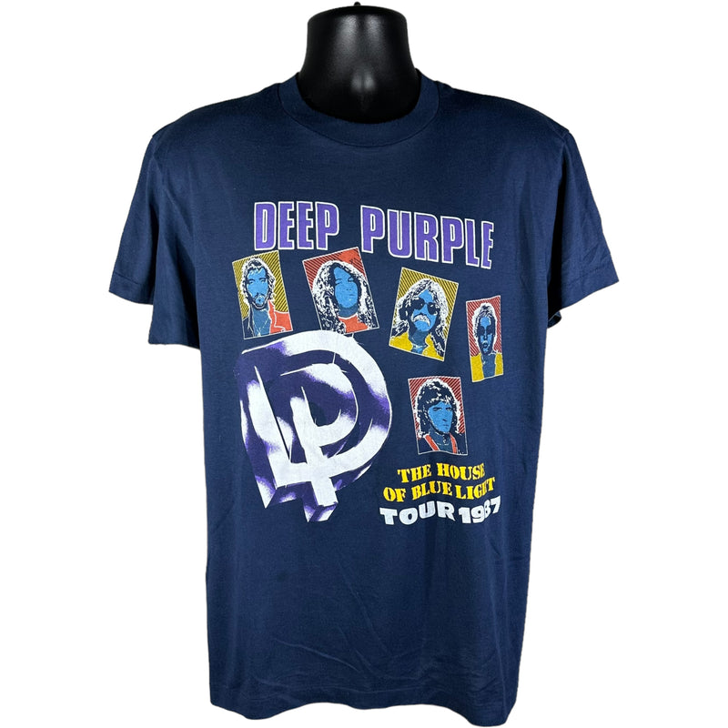 Vintage Deep Purple The House Of Blue Light Tour Tee 1987