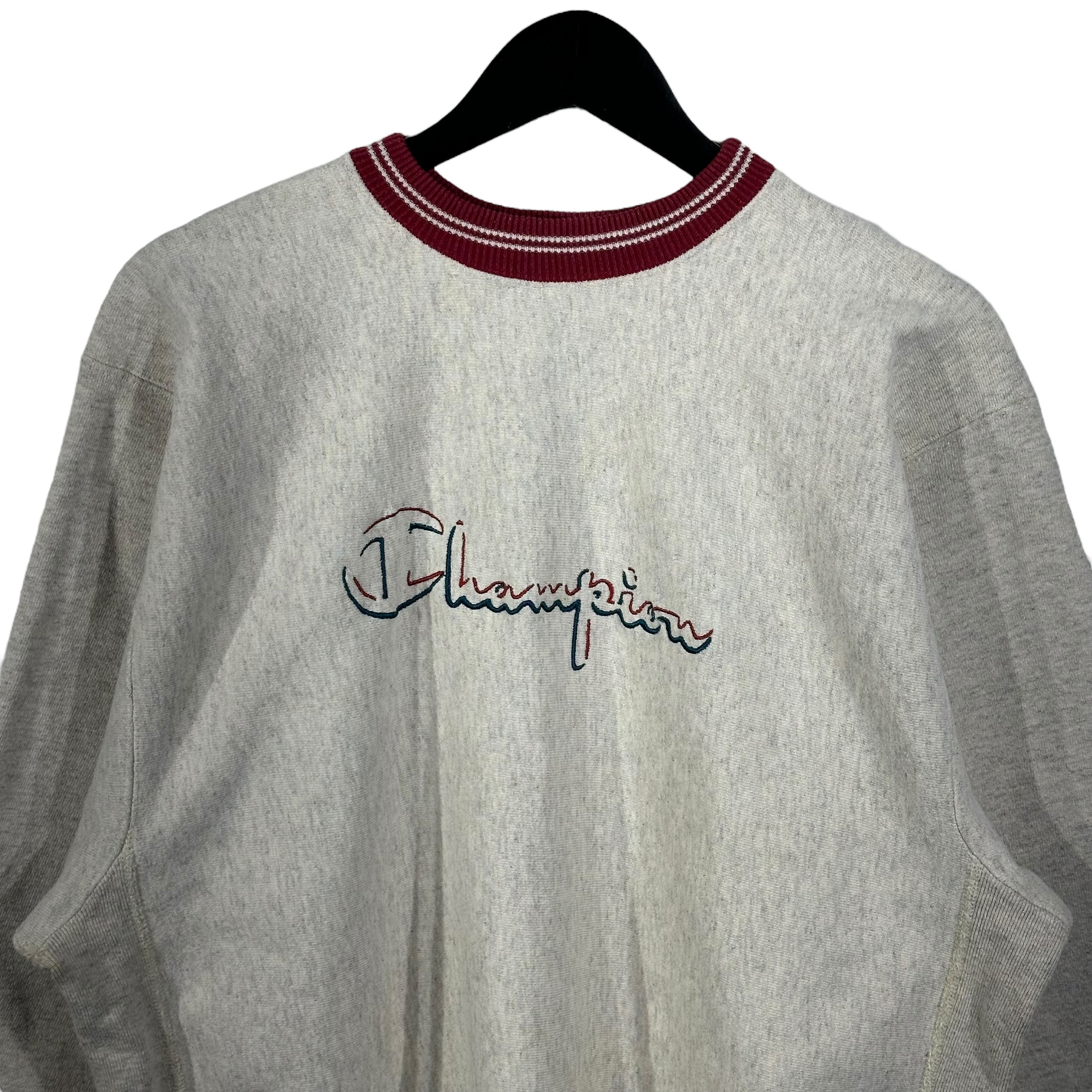 Vintage Champion Reverse Weave Logo Crewneck