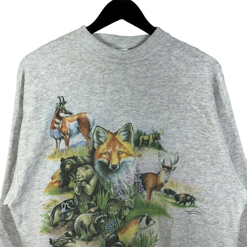 Vintage Wild Life Crewneck 1994