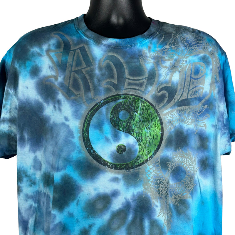 Y2K Peace Sign Dragon Tye Dye Tee