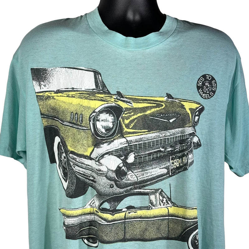 Vintage Chevy Nomad 50s To 60s Wheels Tee