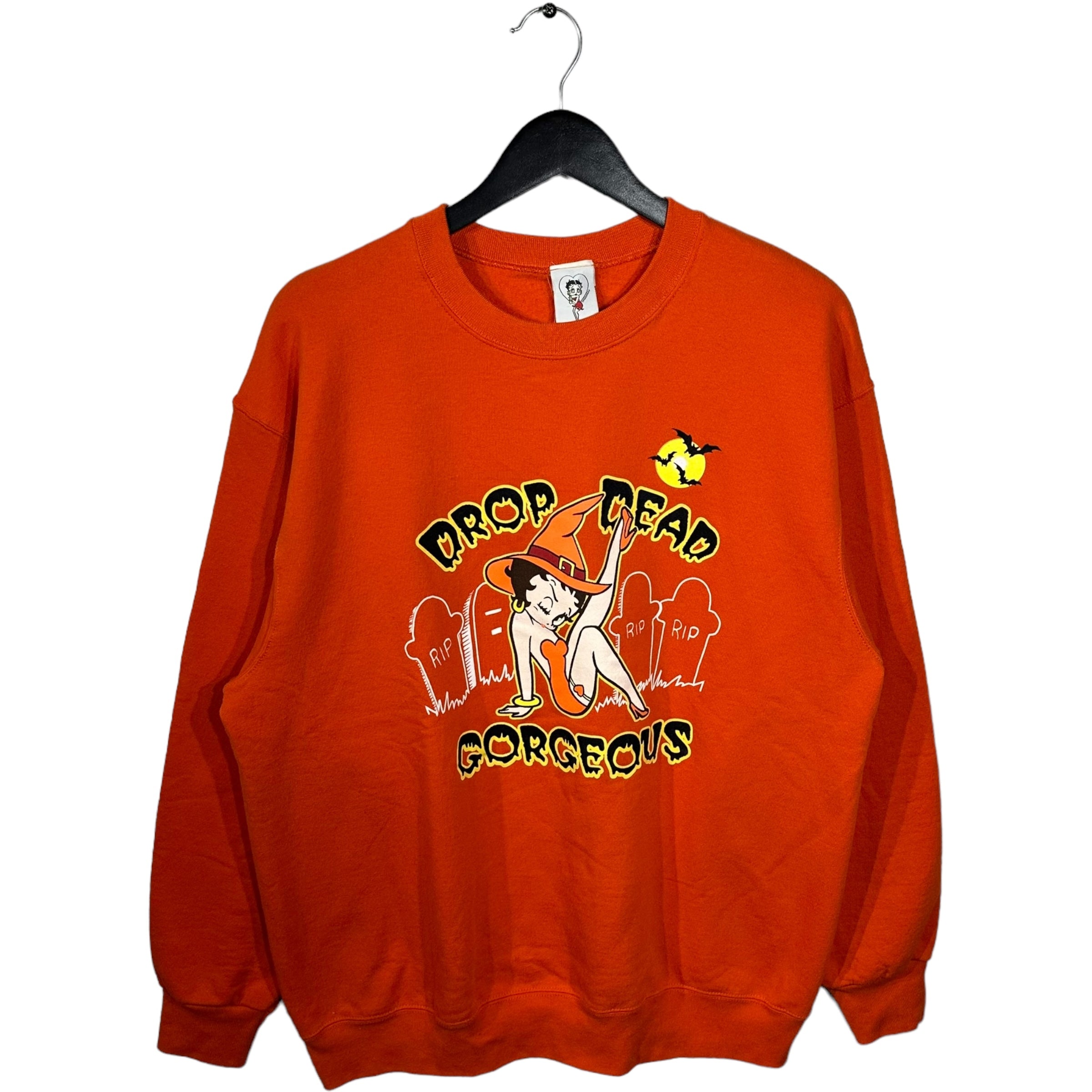 Vintage Betty Boop "Drop Dead Gorgeous" Halloween Crewneck