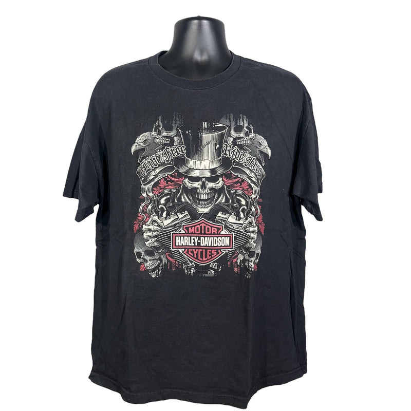 Vintage Harley Davidson Skeleton Tee