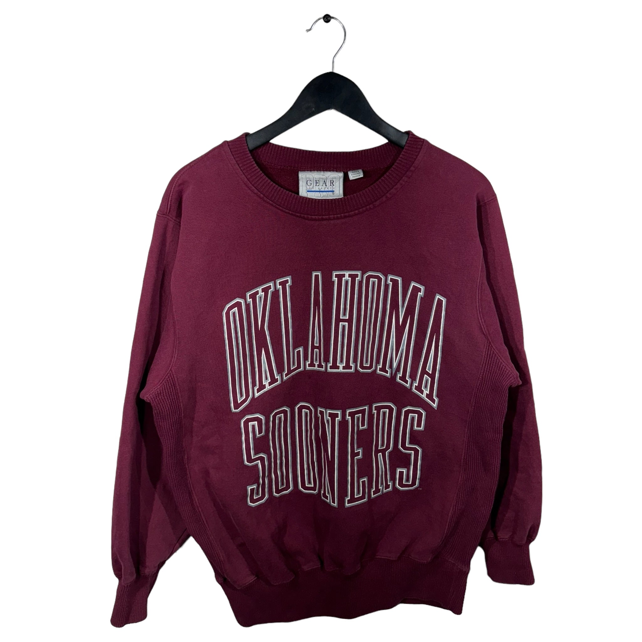 Vintage Oklahoma Sooners University Crewneck 90s