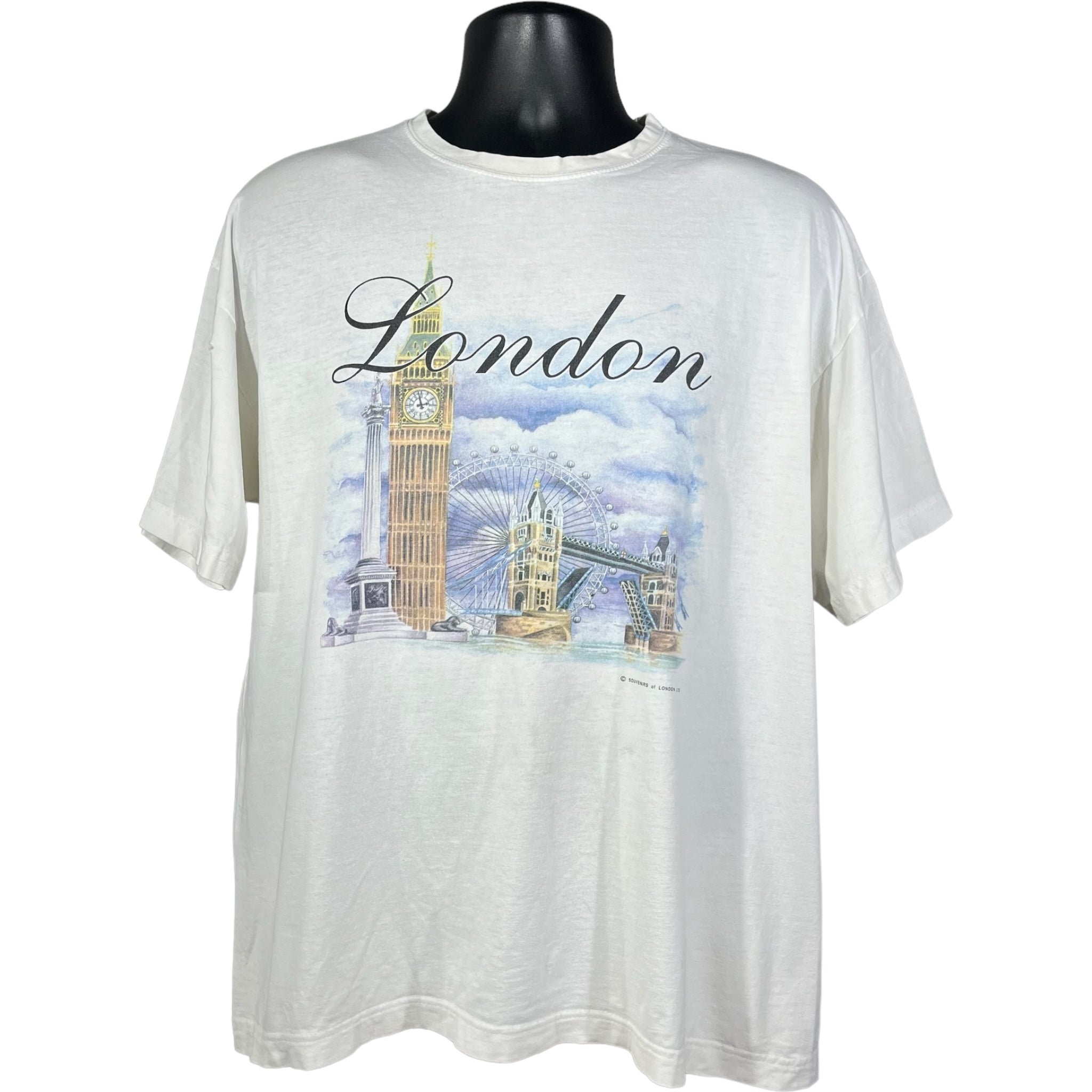 Vintage London Landmarks Souvenir Tee 90s