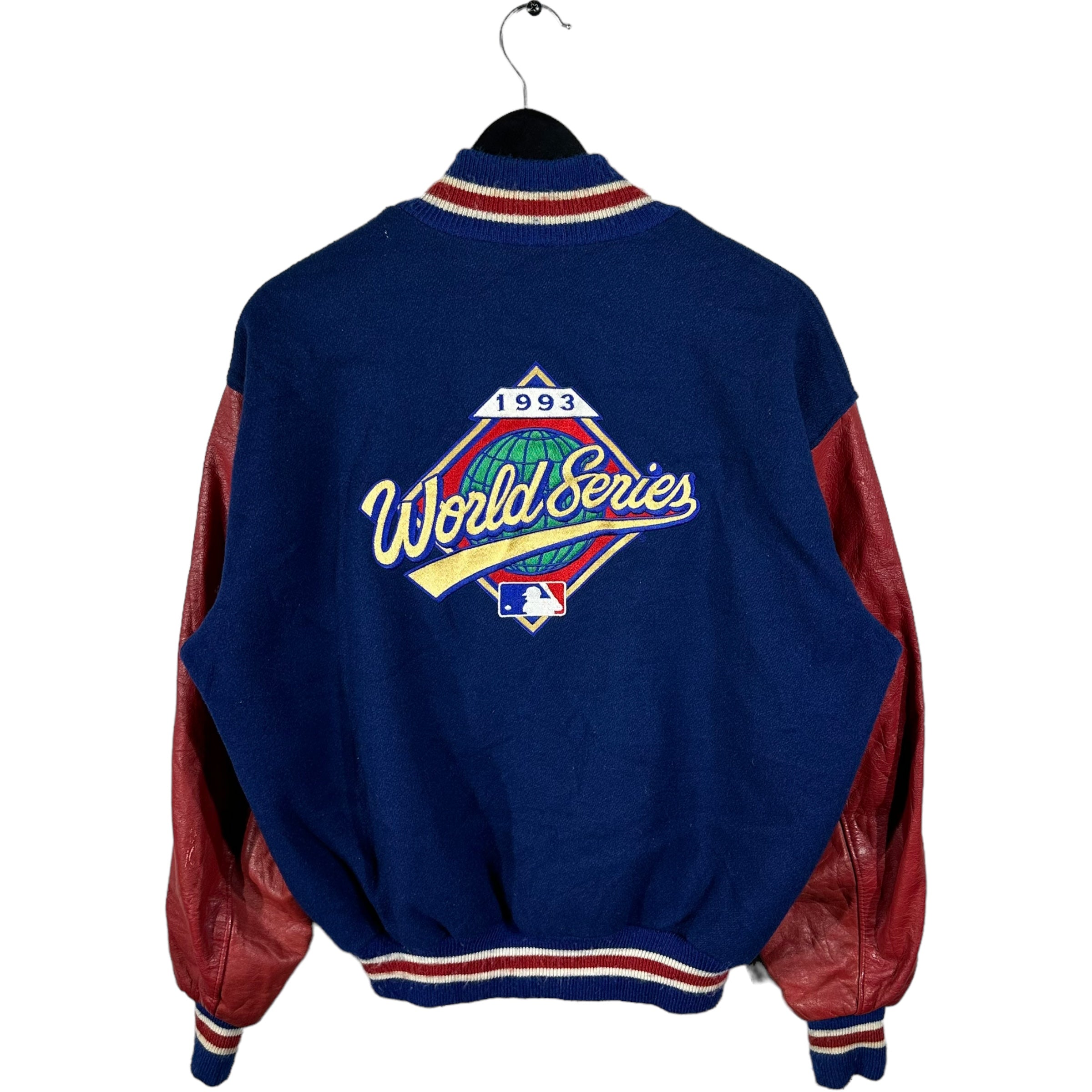 Vintage World Series Gillette Home Run Challenge Varsity Jacket 1993