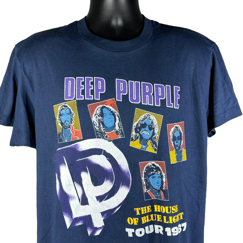 Vintage Deep Purple The House Of Blue Light Tour Tee 1987