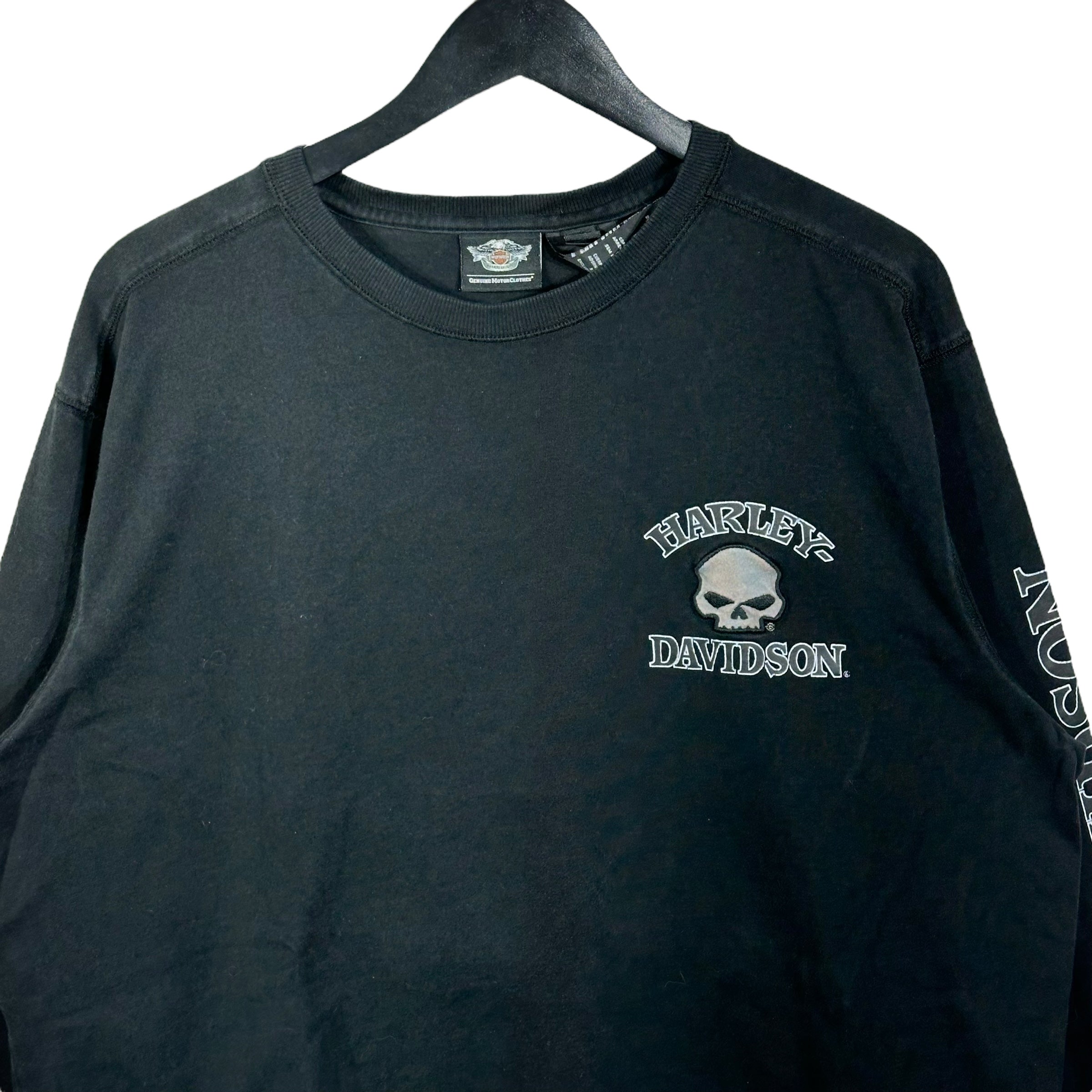 Y2K Harley Davidson Skull Long Sleeve