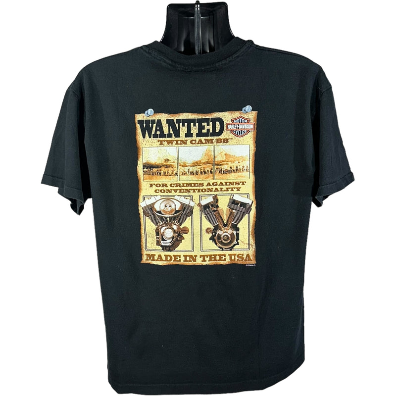 Vintage Harley Davidson "Wanted" Tee