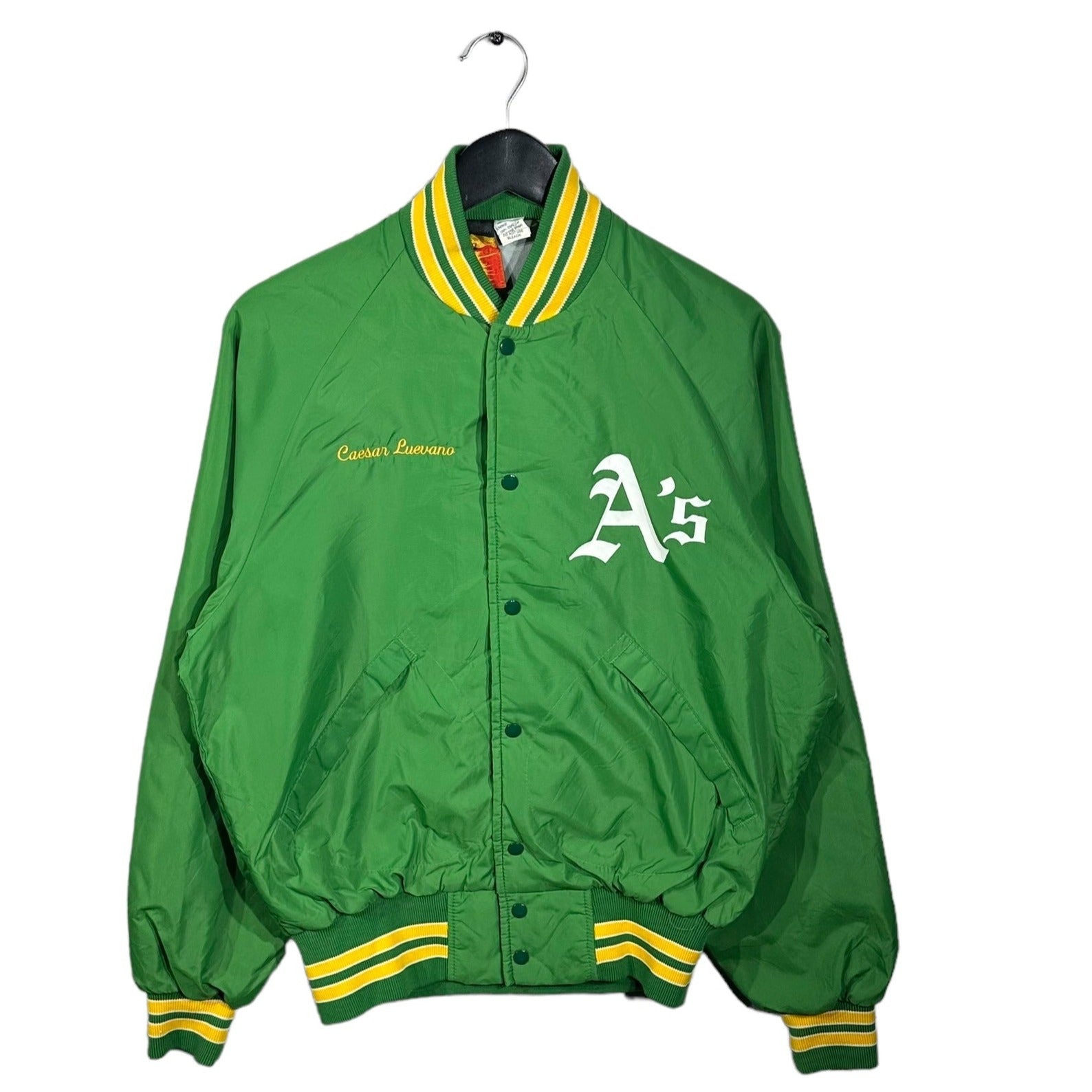 Vintage Oakland Athletics Caesar Luevano Bomber Jacket