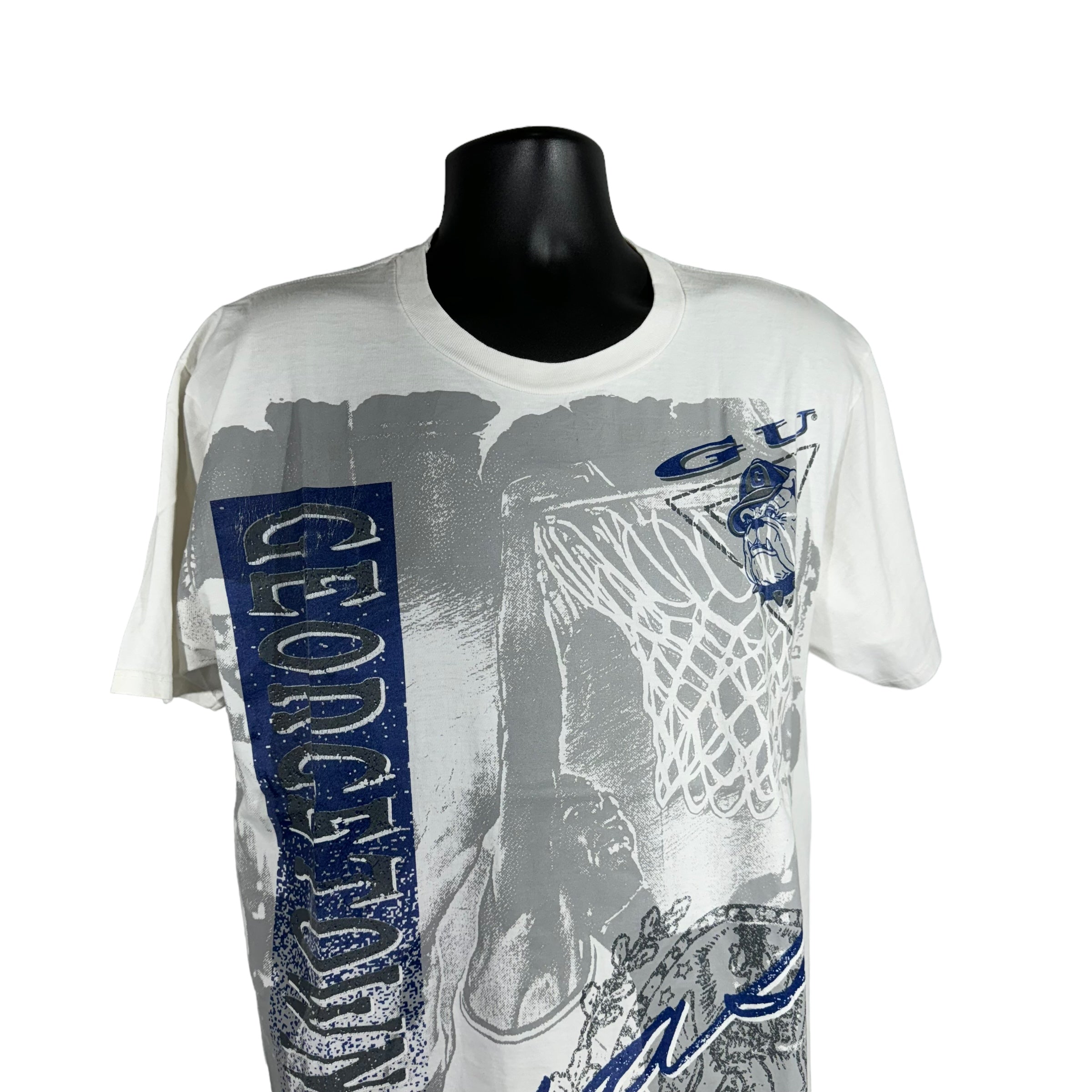 Vintage University Of Georgetown Hoyas Basketball Tee 2000s