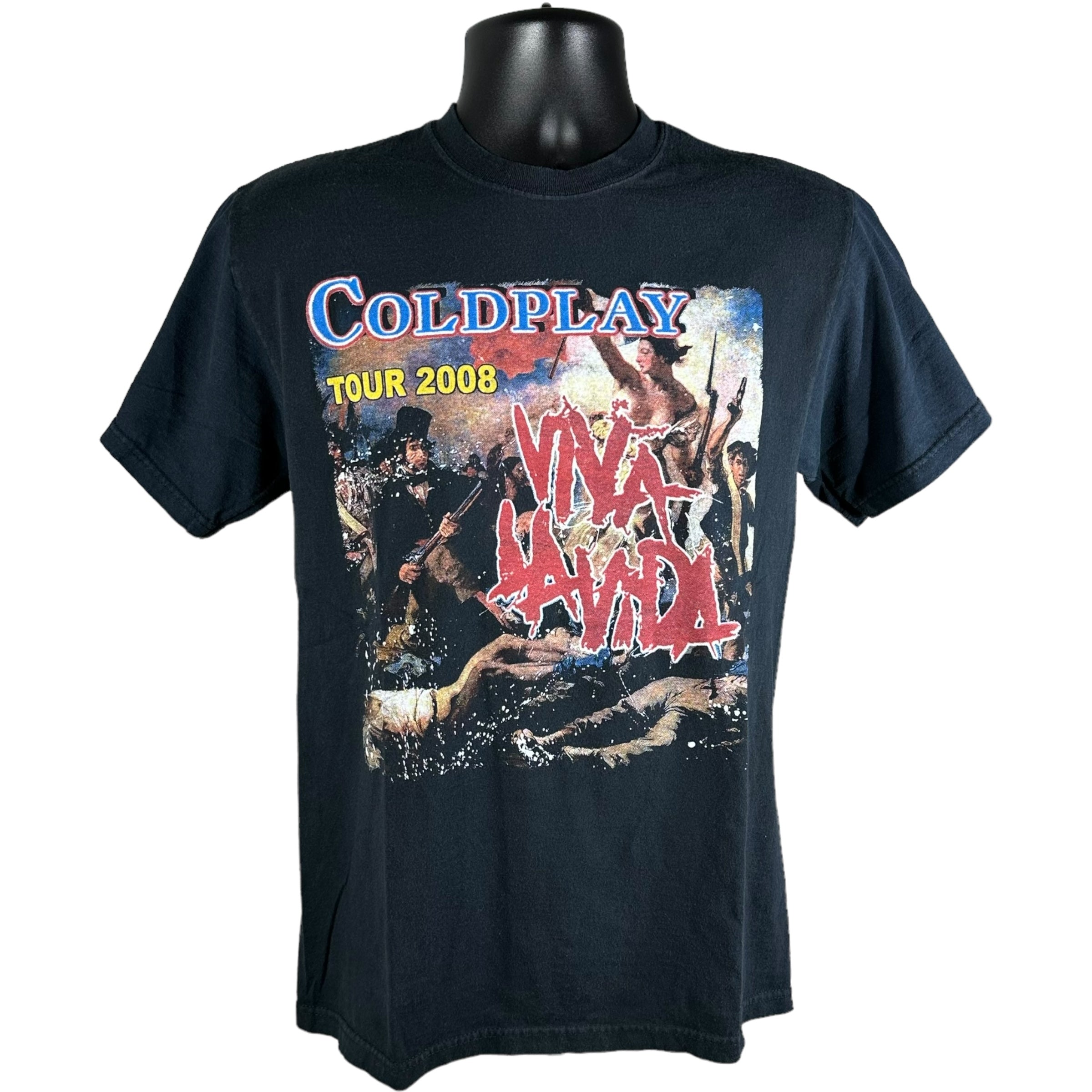 Coldplay Viva La Vida Parking Lot Bootleg Tee 2008