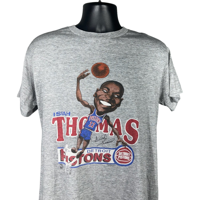 Vintage Detroit Pistons Isiah Thomas Caricature Tee 80s