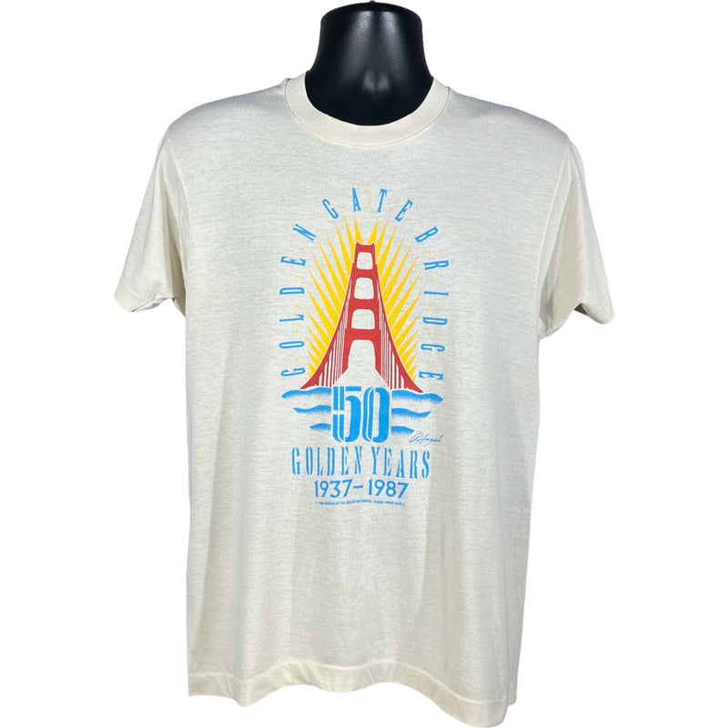 Vintage Golden Gate Bridge 50th Anniversary Tee 1987