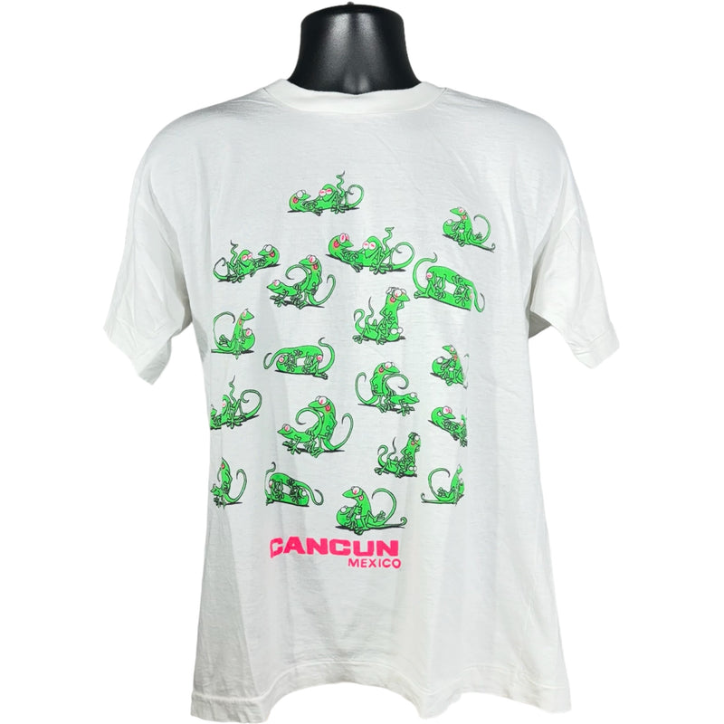 Vintage Cancun Lizards Banging Graphic Tee