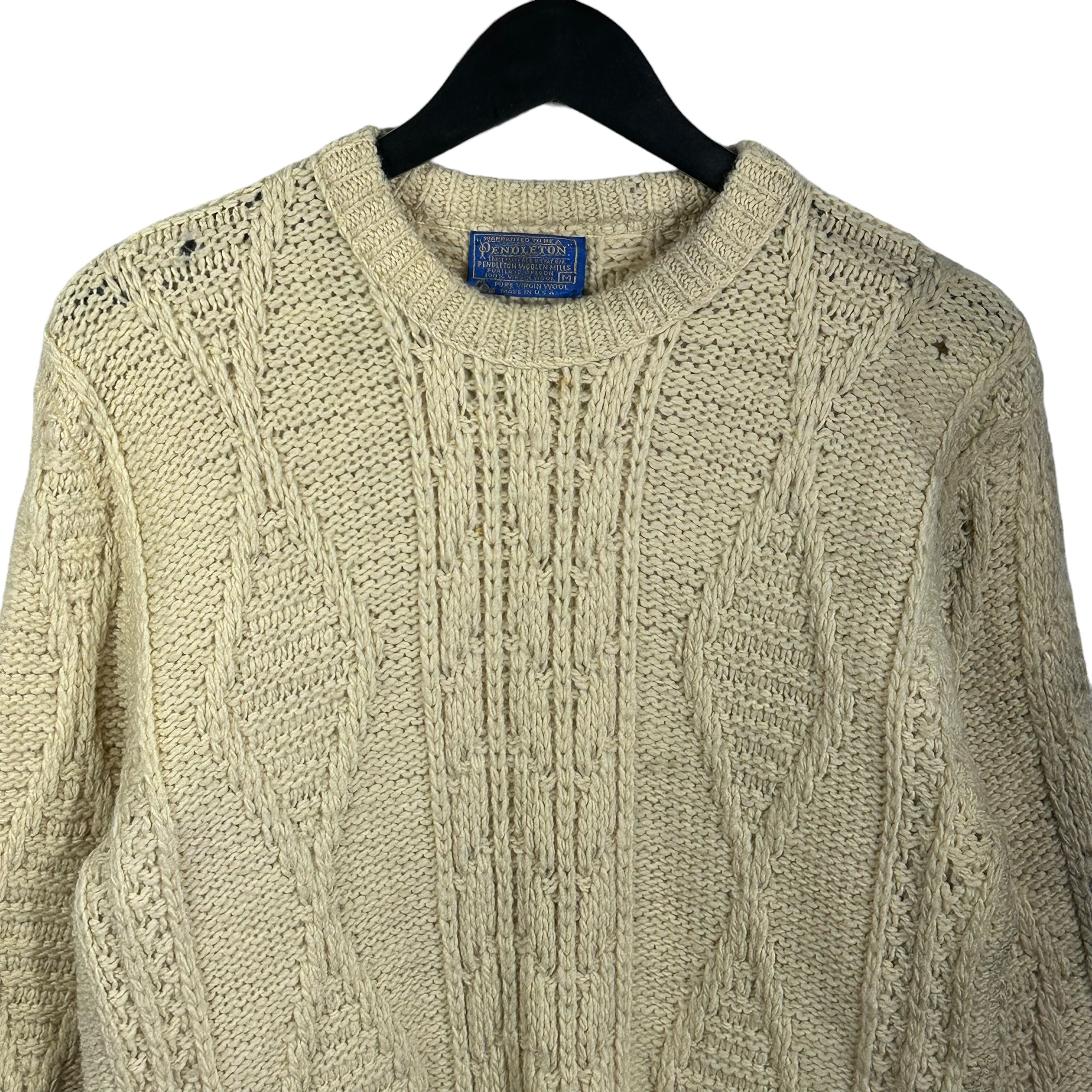 Vintage Pendleton 3D Knit Sweater