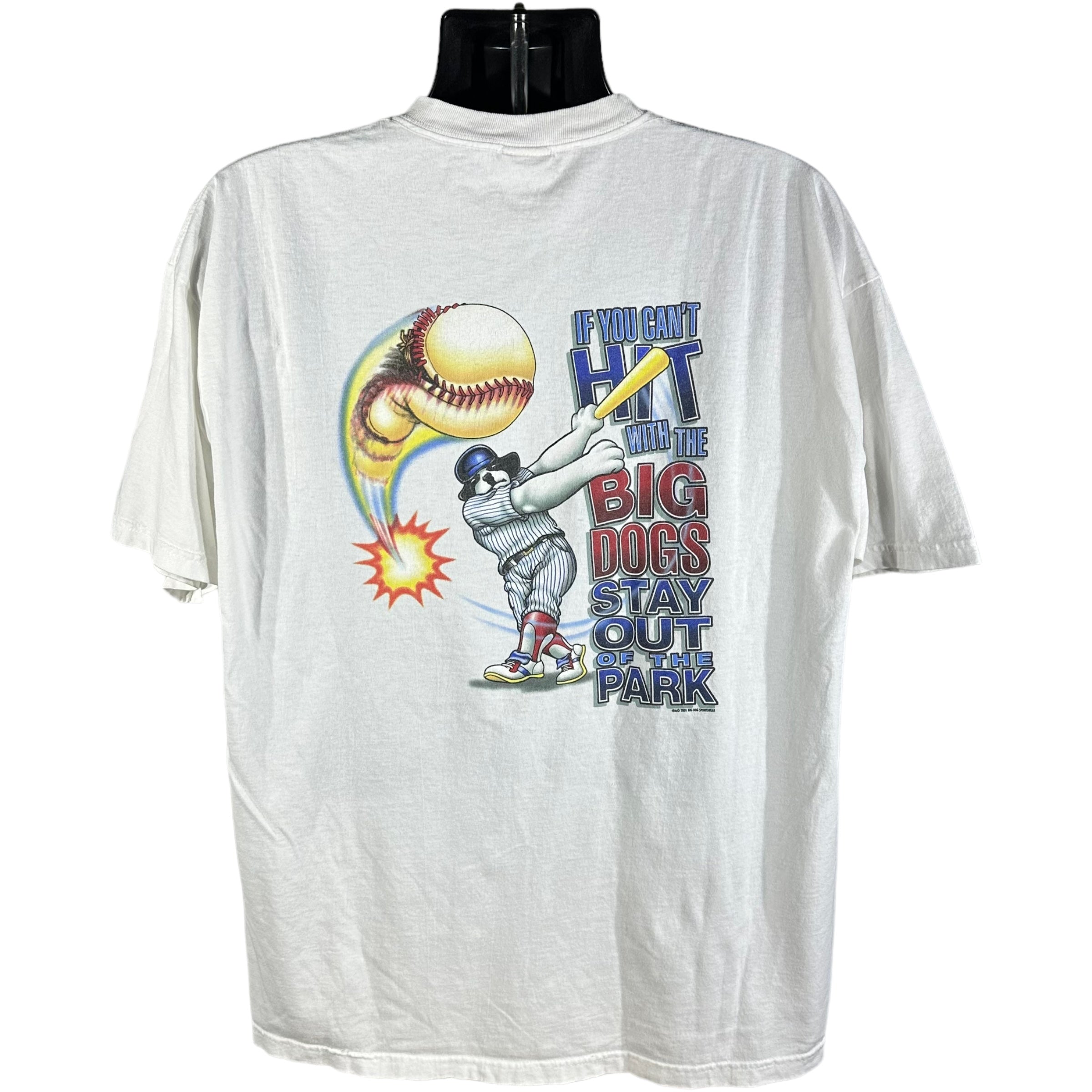 Vintage Big Dogs "If You Can't Hit With The Big Dogs" Mullet Tee