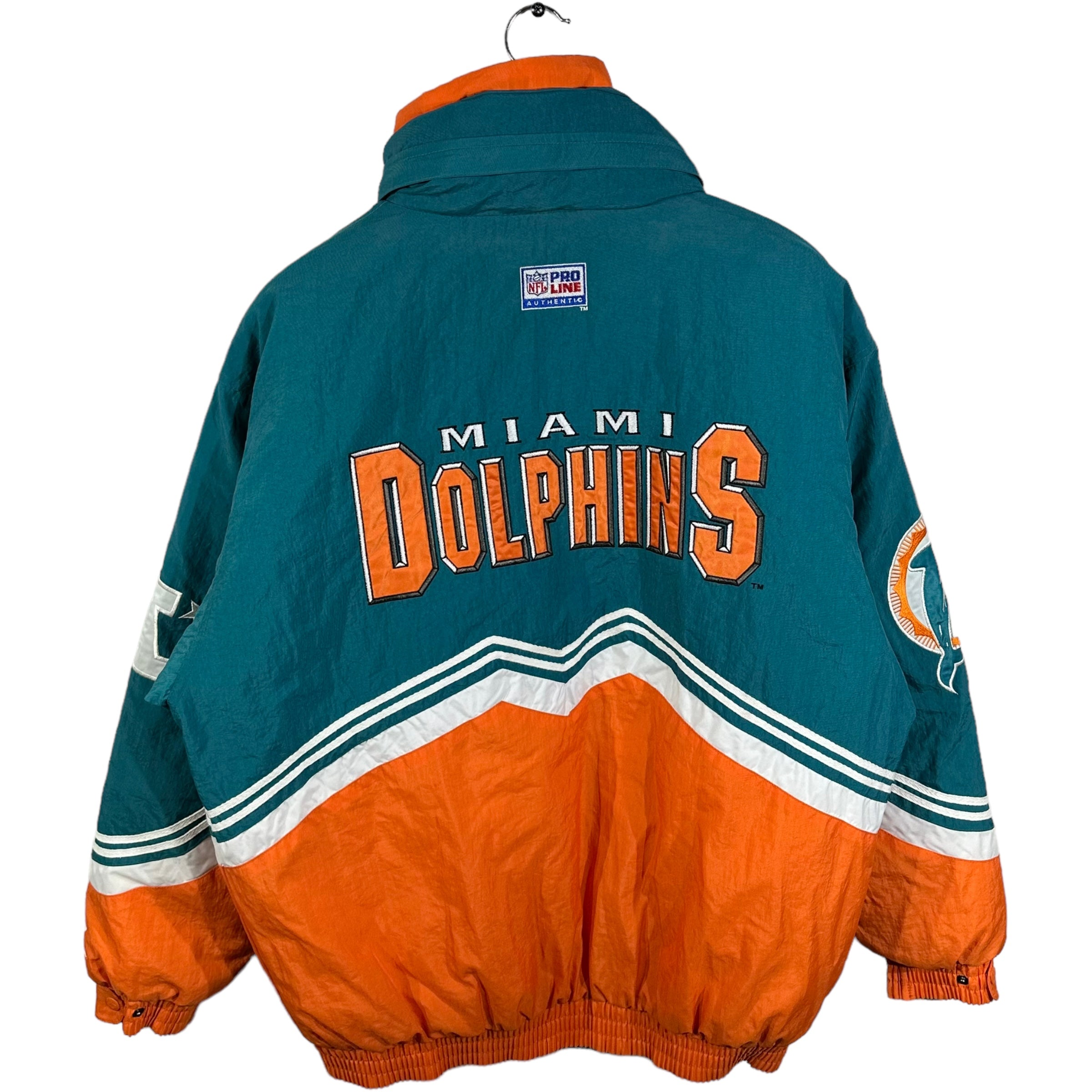 Vintage Miami Dolphins Logo 7 Diamond Jacket