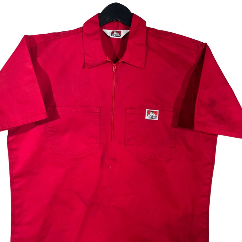 Vintage Ben Davis 1/4 Zip Work Shirt