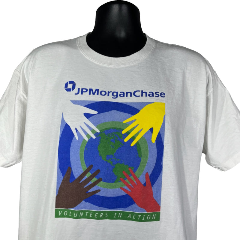 Vintage JPMorgan Chase "Volunteers In Action" Tee