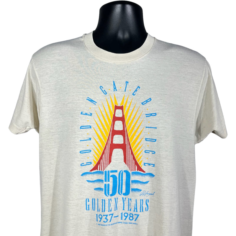 Vintage Golden Gate Bridge 50th Anniversary Tee 1987