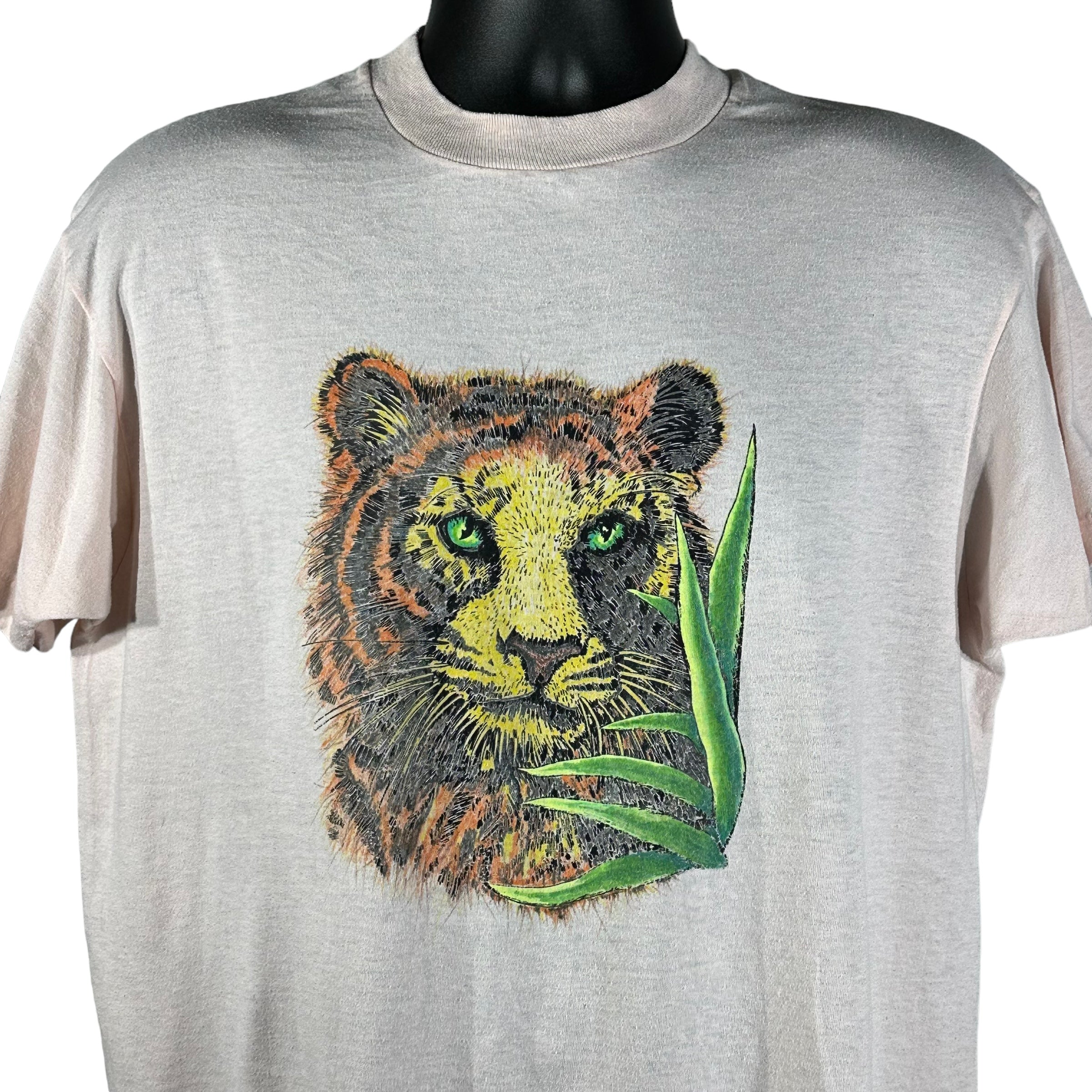 Vintage Tiger Graphic Tee 80s