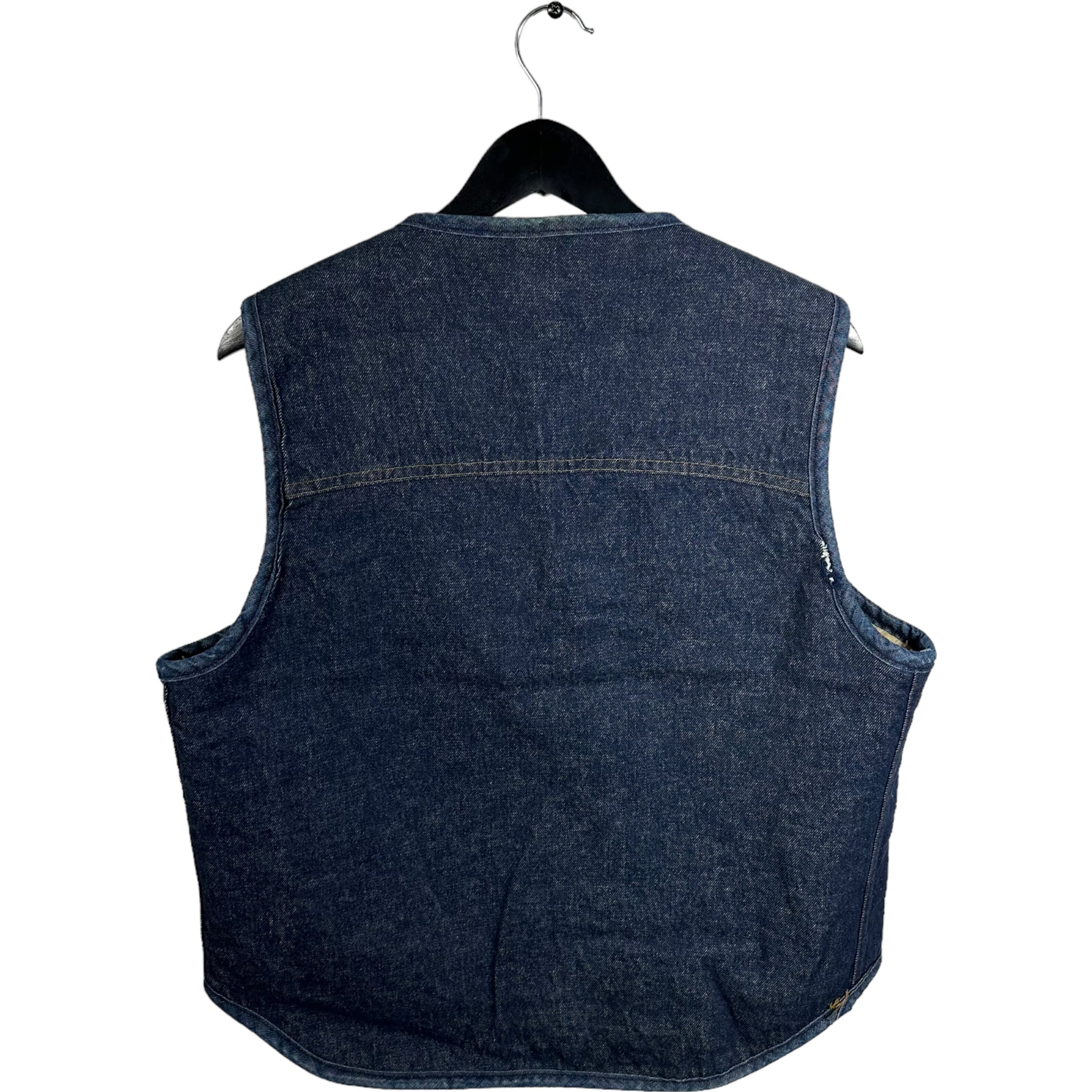 Vintage Carhartt Sherpa Lined Denim Vest