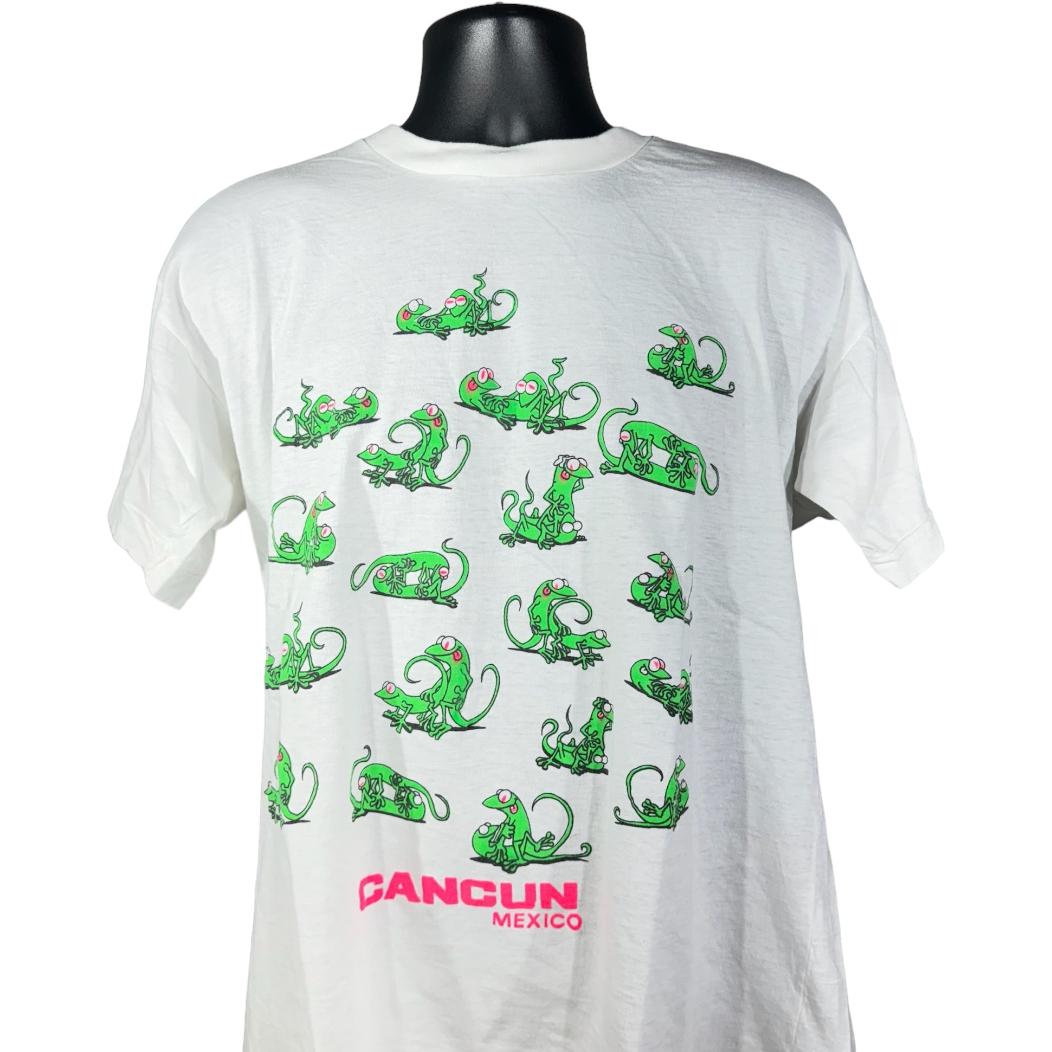 Vintage Cancun Lizards Banging Graphic Tee