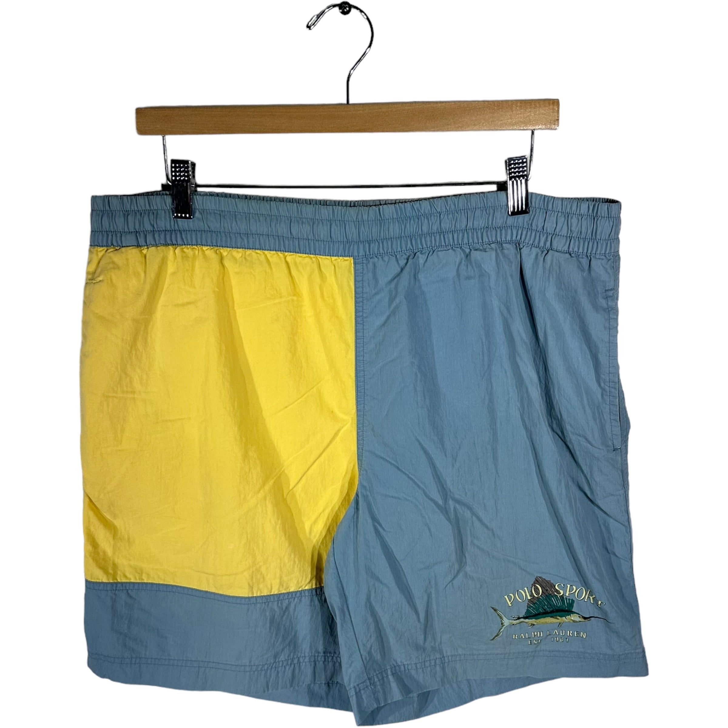 Vintage Polo Sport Ralph Lauren Drawstring Swim Shorts