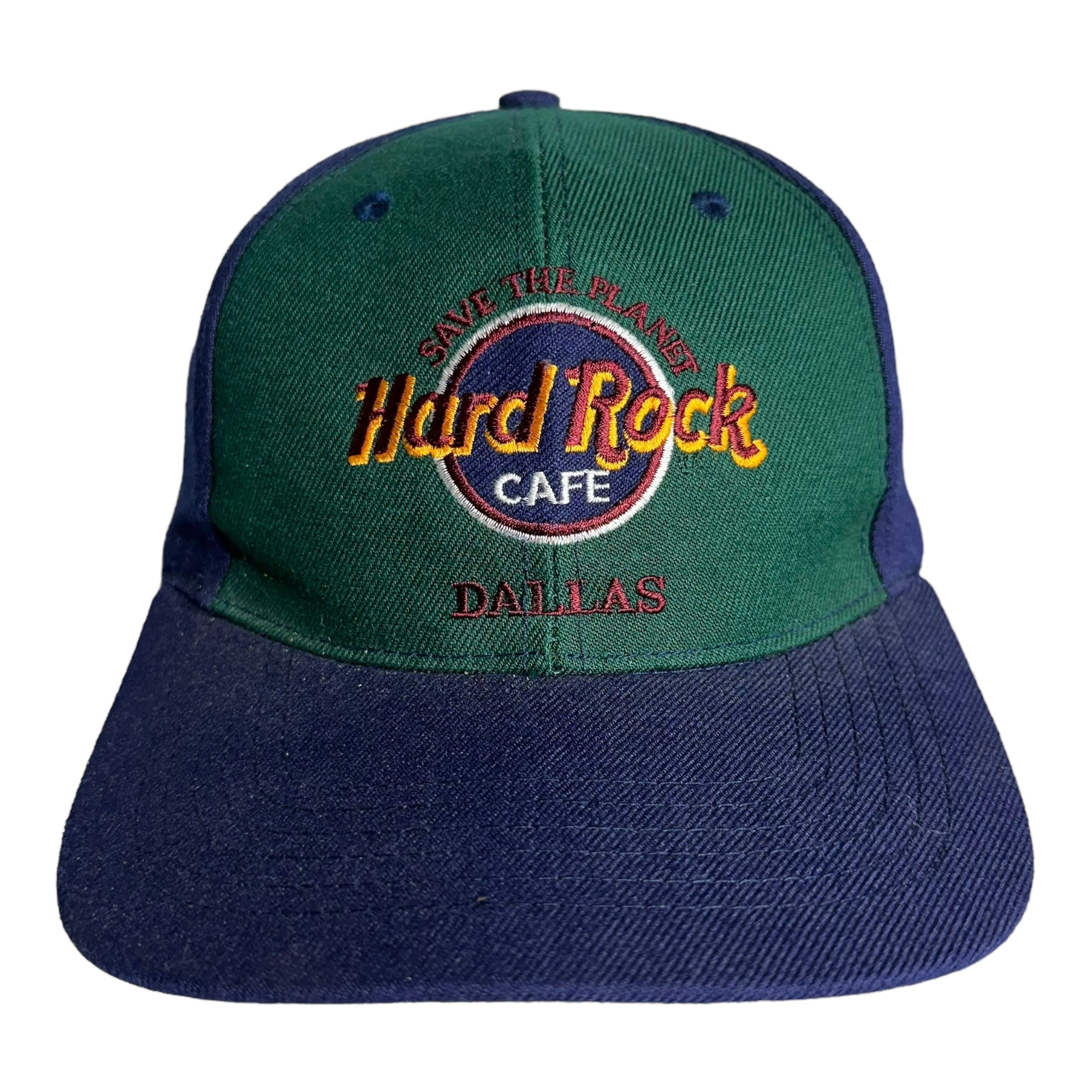 Vintage Hard Rock Cafe Dallas "Save The Planet" Snapback Hat