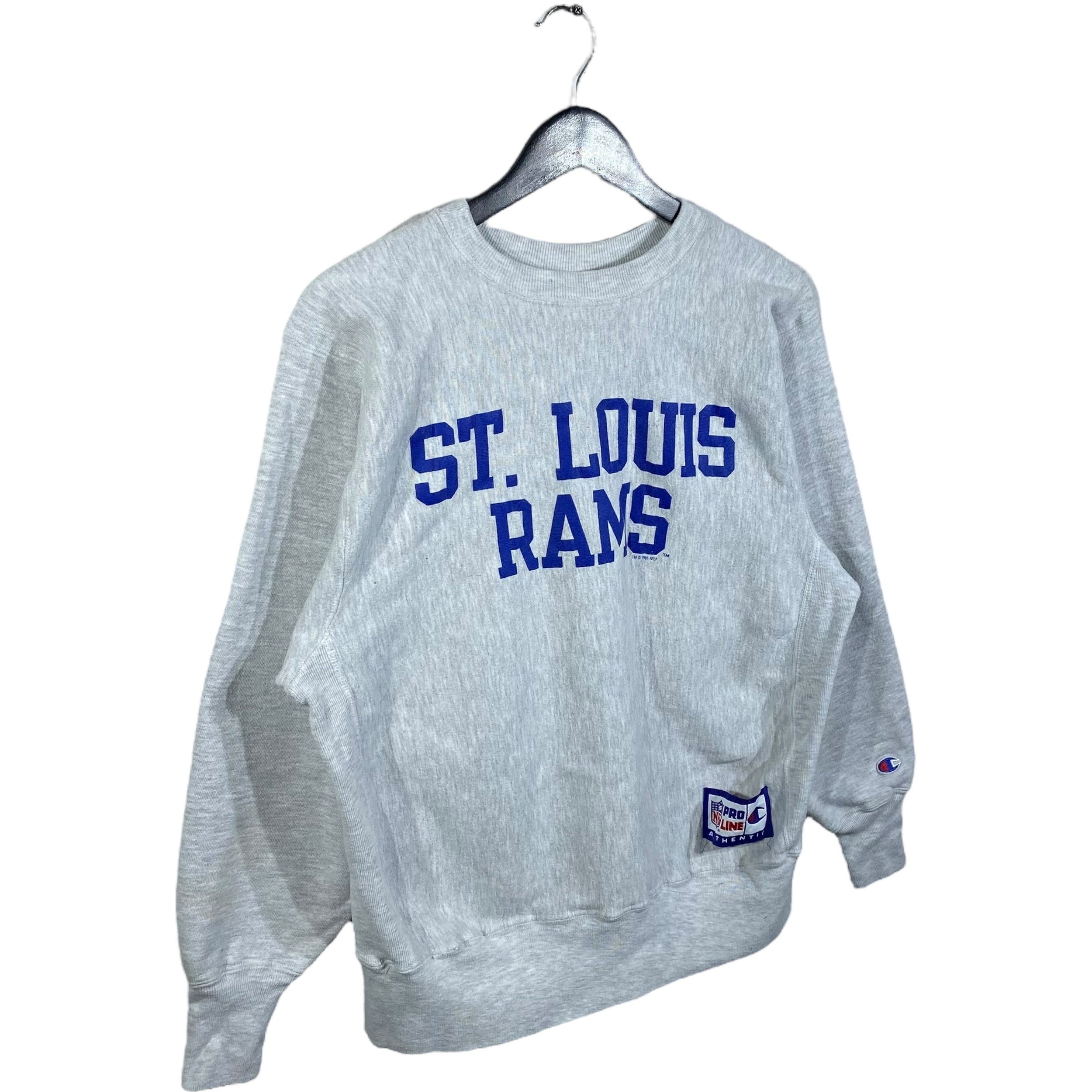 Vintage St. Louis Rams Champion Reverse Weave Crewneck