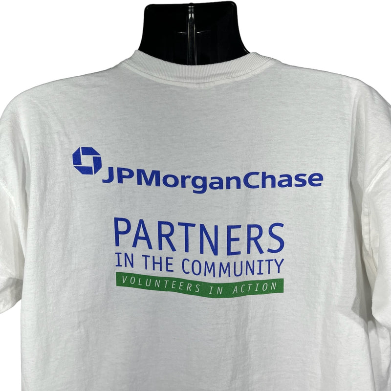 Vintage JPMorgan Chase "Volunteers In Action" Tee