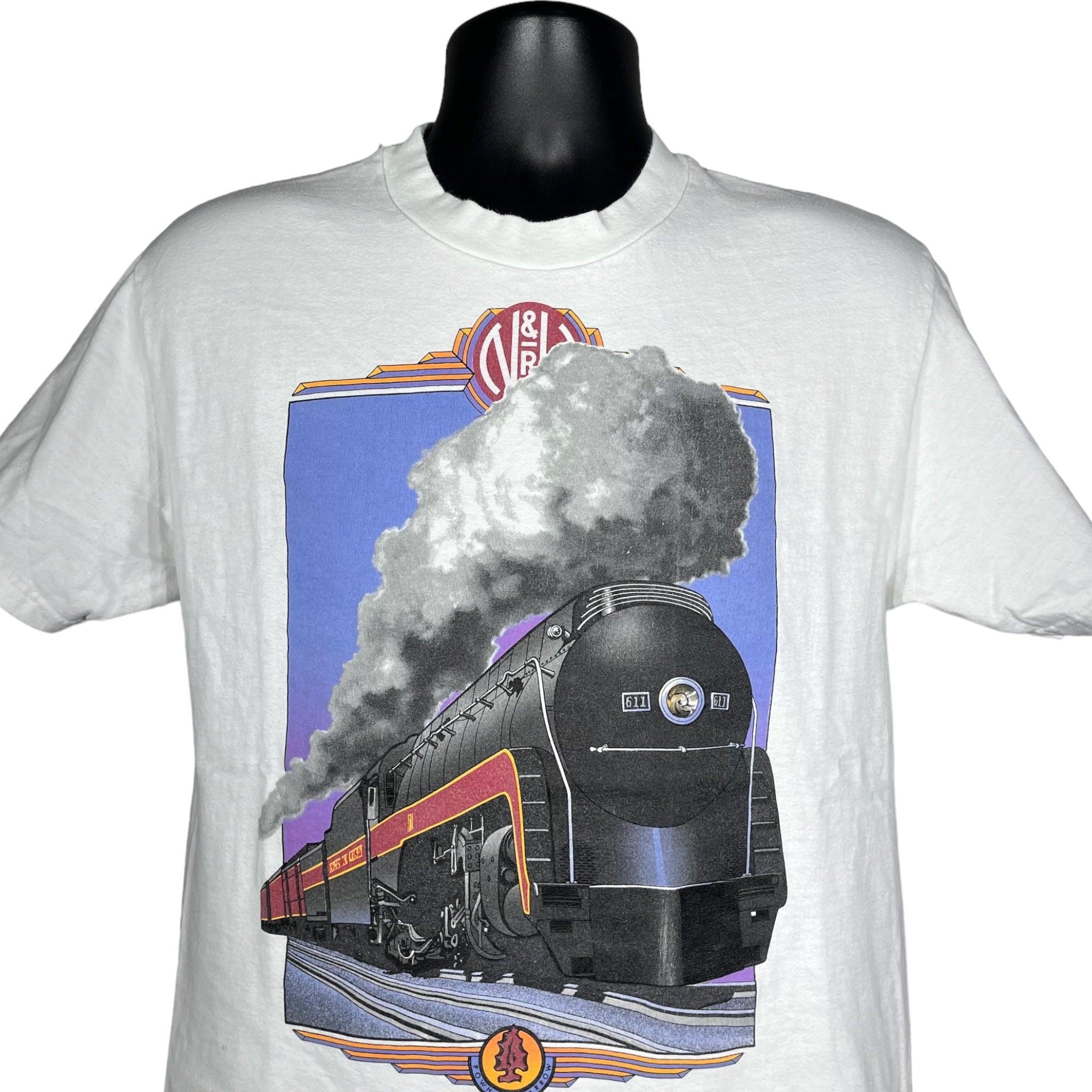 Vintage "A Commitment To Steam" Train Tee