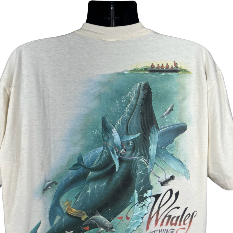 Vintage Caribbean Soul Whale Watching Nature Tee 90s