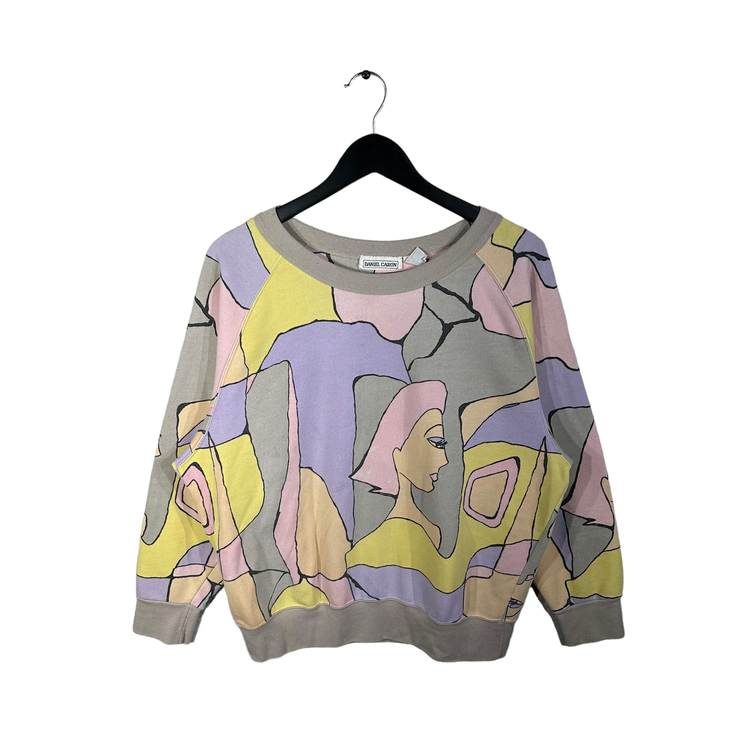 Vintage Women All Over Art Crewneck