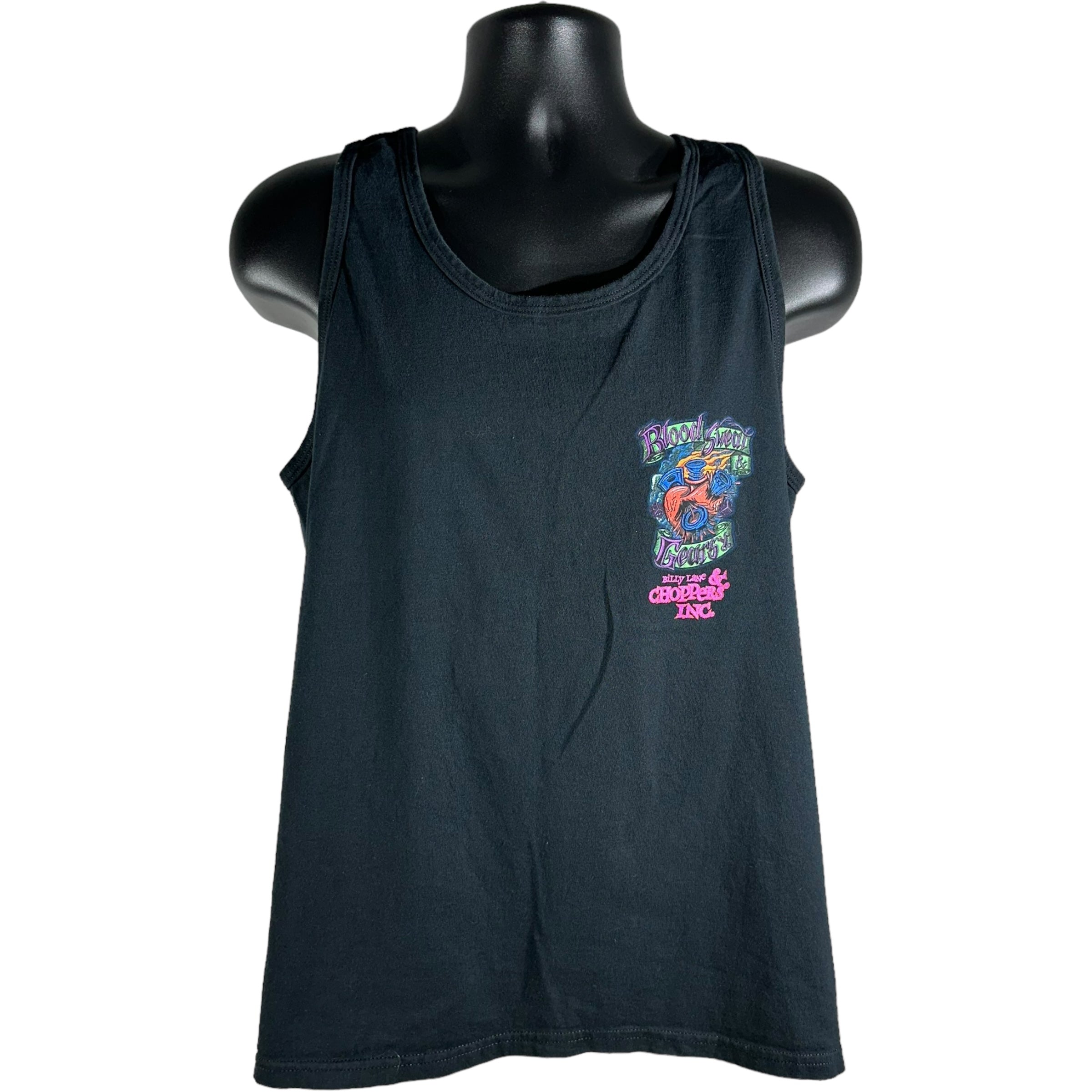 Vintage Blood Sweat And Gears Mullet Tank Top Tee