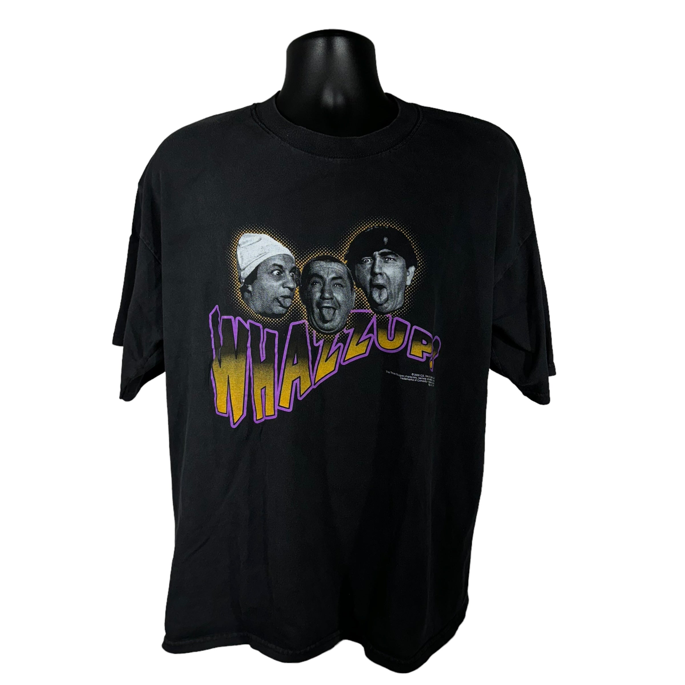 Vintage The Three Stooges "Wazzup!" Tee 2000s