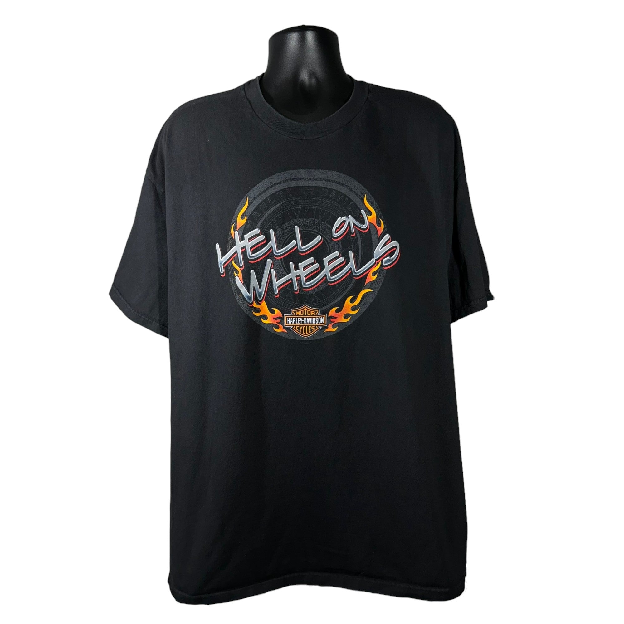 Vintage Harley Davidson "Hell on Wheels" Eagle Tee