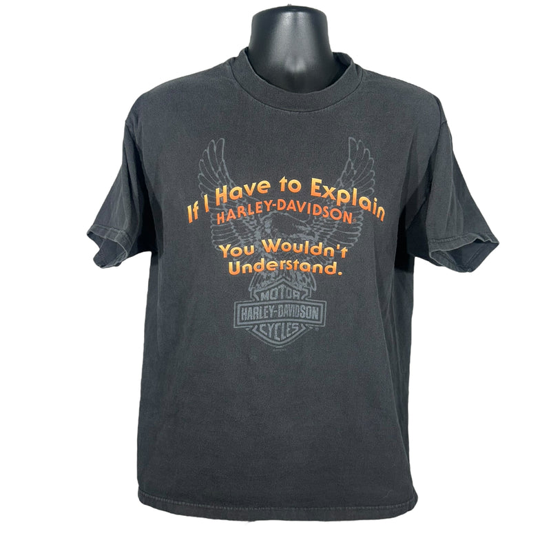 Vintage Harley Davidson "If I Have To Explain Myself" Tee