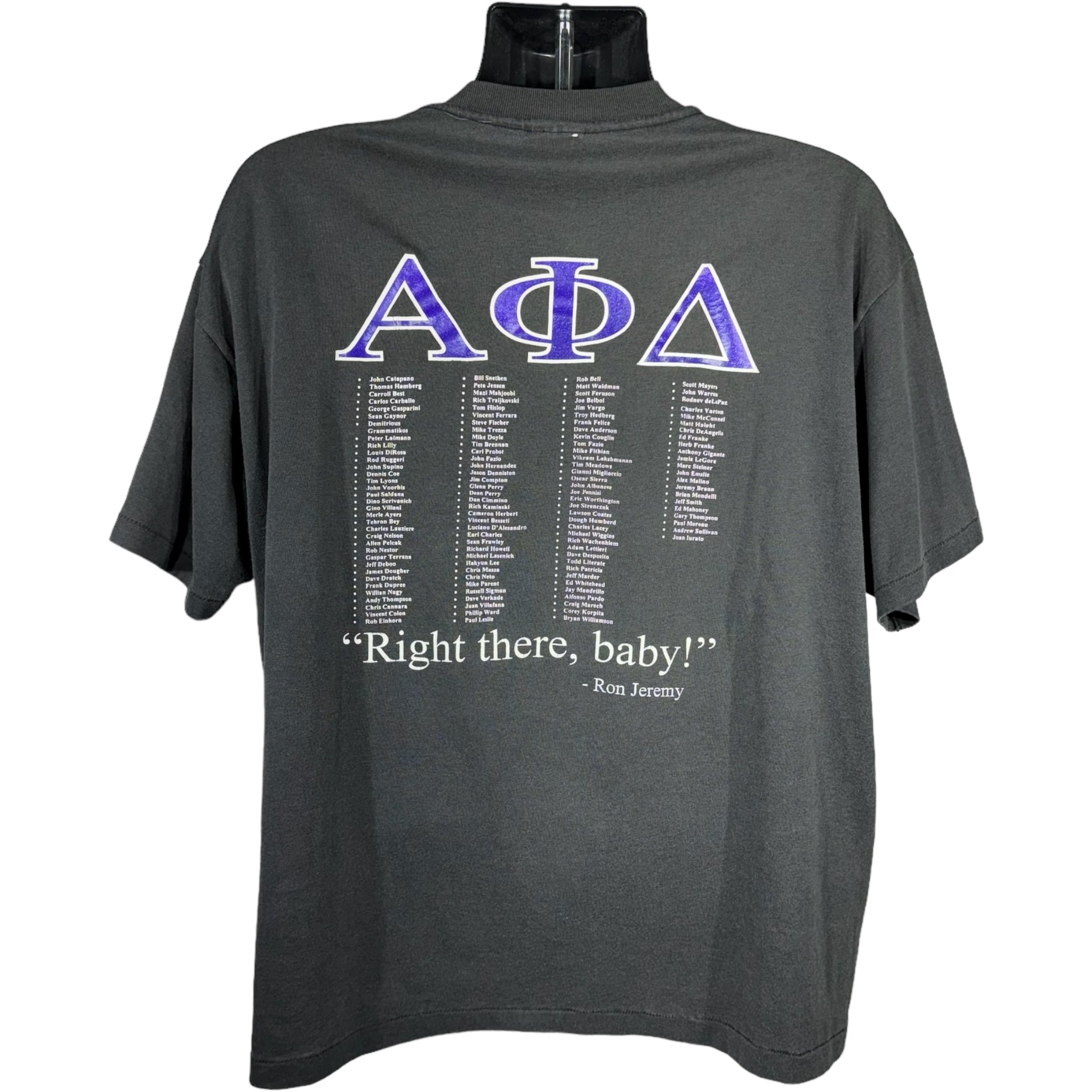 Vintage Alpha Phi Delta Sorority Ron Jeremy Tee